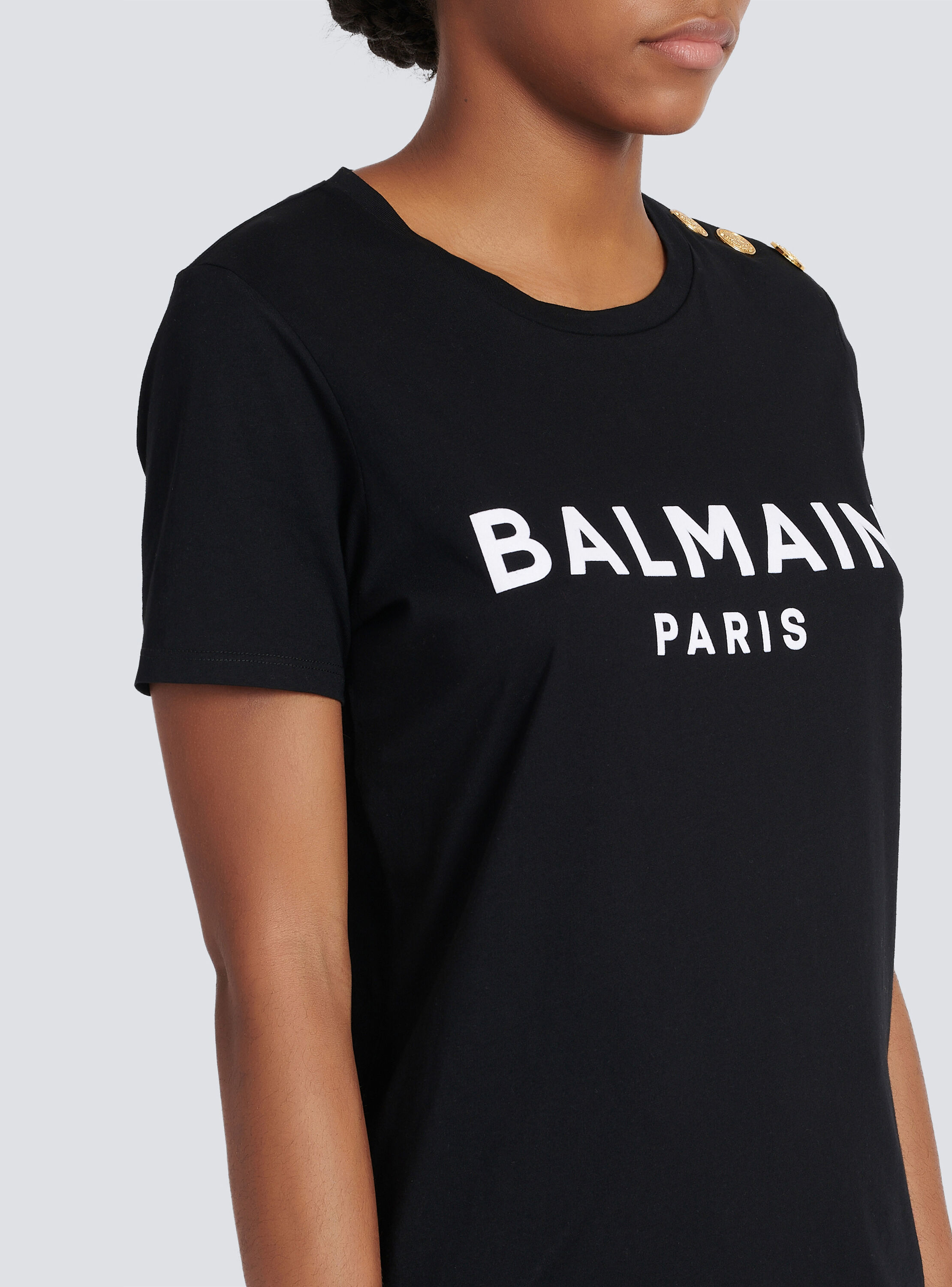 保障できる】 新品 BALMAIN Tシャツ - Tシャツ/カットソー(半袖/袖なし 