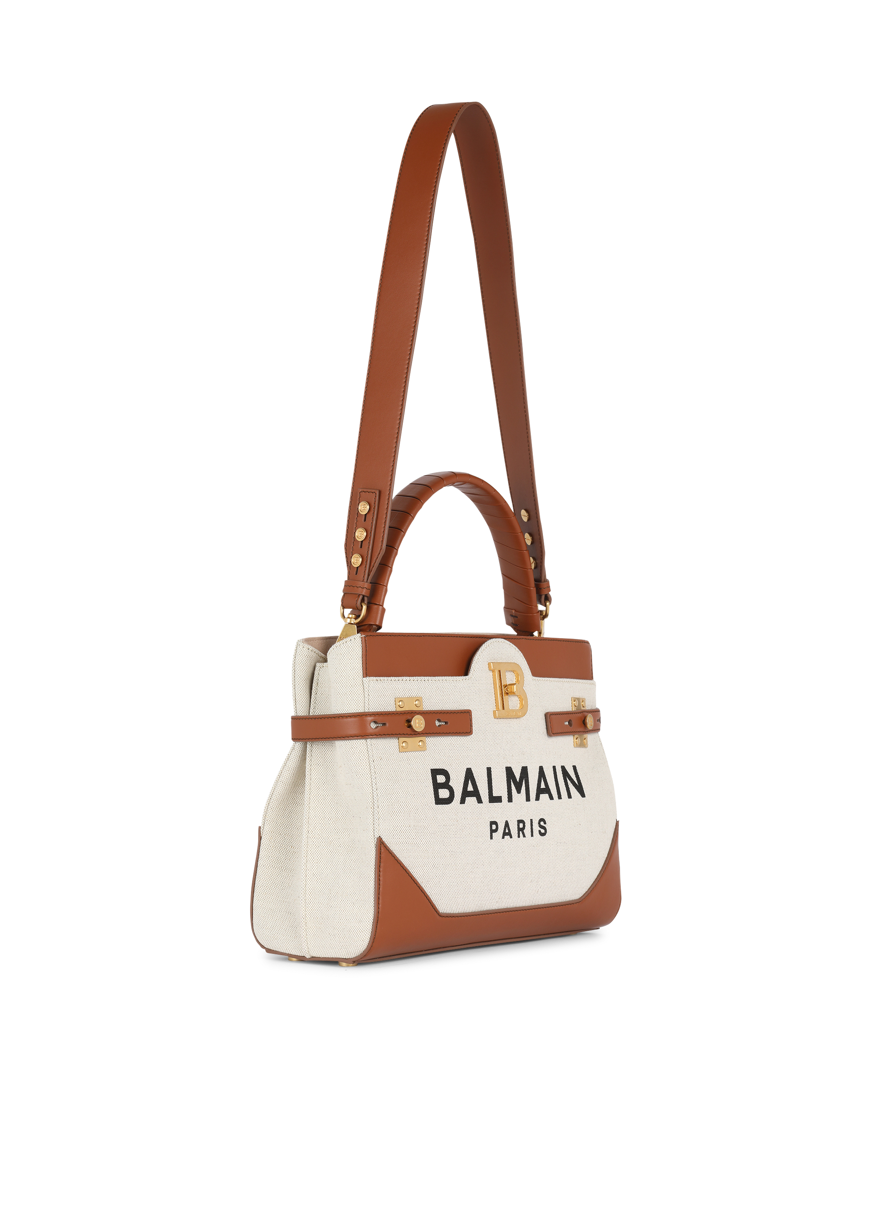 春新作の 美品 BALMAIN バルマン スタッズ 2way ショルダーバッグ