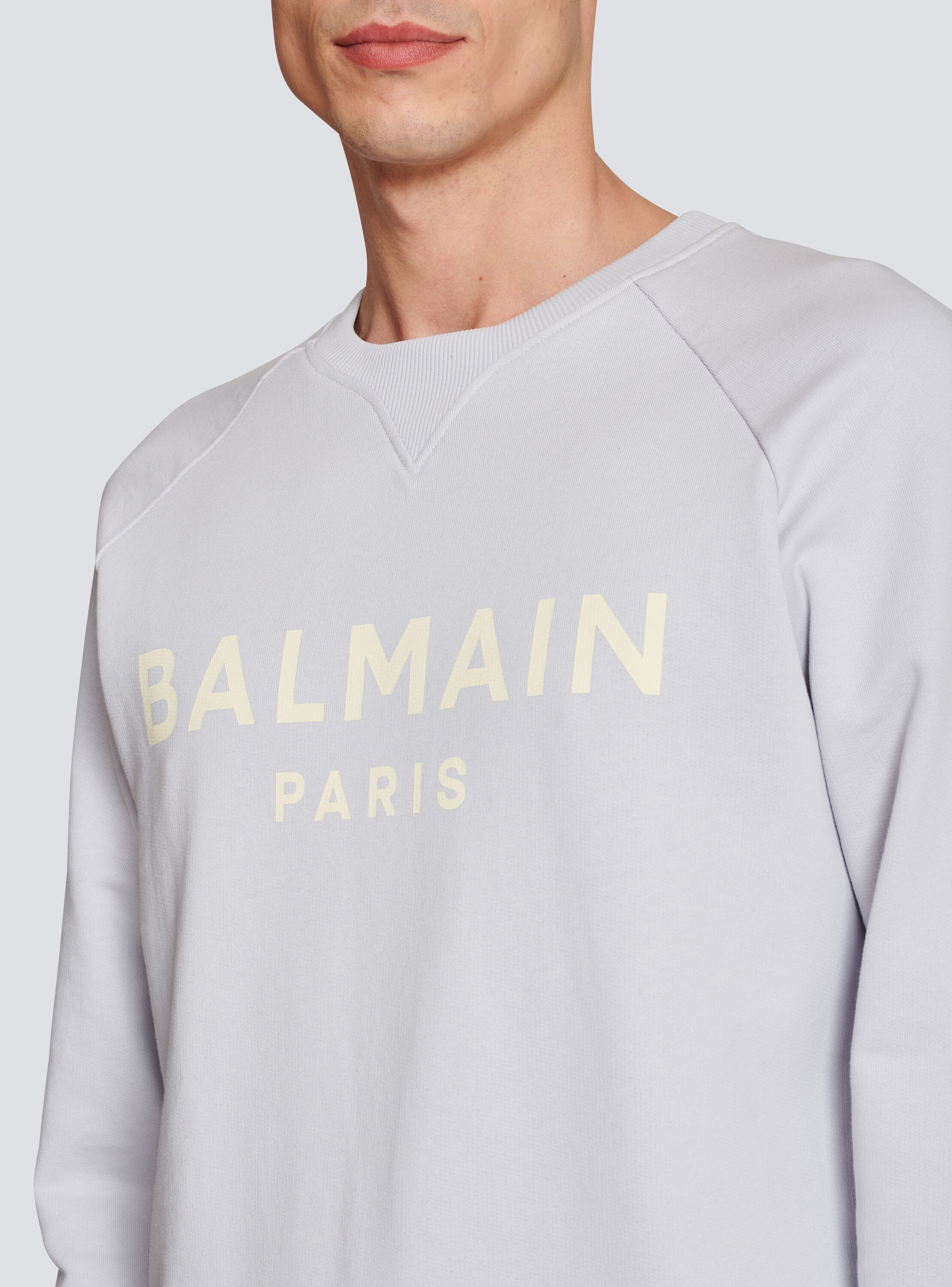 コットン スウェットシャツ Balmainロゴプリント - Men | BALMAIN