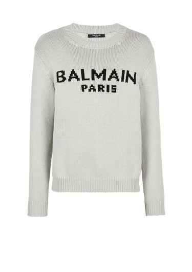 ウール セーター Balmain Parisロゴ