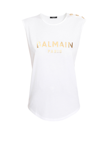 コットン Tシャツ Balmain ロゴプリント - Women | BALMAIN